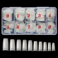 500 Stück Nagelspitzen,Natural French Nail Tips Ballerina, Acrylnägel Lange N...