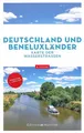 Karte der Wasserstrassen: Deutschland & Beneluxländer (Seekarte/Kanäle/Flüsse)