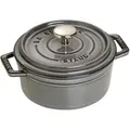 Staub La Cocotte Cocotte 12 cm, rund, Graphit-Grau, Gusseisen