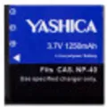 Yashica Li-ion Battery 3.7V / 1250mAh (NP-40) for City100 & City200 (Kamera Akku) (YAS NP-40)