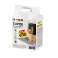 Croci Super Windel Aktivkohle – Hygienematten für Hunde 57x84 cm – 30 Stück, Unterlagen für Hunde und Haustiere, für Hunde- und Katzenurin, Ultra saugfähig, Einweg, reiß- und geruchshemmend