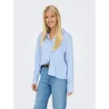 ONLY Hemdbluse ONLBERIT LIFE L/S SHIRT WVN blau XL (42)