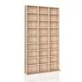 Vicco Cd-Regal Jukebox, Sonoma, 102 x 178 cm, zur stehenden und wandmontierbaren Medienaufbewahrung