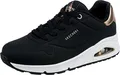 Skechers Damen UNO - Golden Air Sneakers, Schwarz, 39 EU
