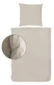 Hahn Bettwäsche Renforcé BL 155x220 cm braun Bettbezug Bettzeug