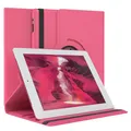EAZY CASE - Tablet Hülle für iPad 2 / iPad 3 / iPad 4 Schutzhülle 9.7 Zoll Smart Cover Tablet Case Rotationcase zum Aufstellen Klapphülle 360° drehbar mit Standfunktion Tasche Kunstleder Pink