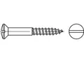 100 x Linsensenk-Holzschrauben mit Schlitz DIN 95 Messing 6 x 60, CAB FASTENING