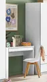 Schreibtisch ELTON BHT 100x81x41 cm weiß Winkelschreibtisch