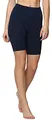 Bellivalini Damen Kurze Leggings aus Baumwolle BLV50-157 (Marineblau, L)