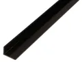Winkelprofil Kunstst. schwarz, 10x20x1,5mm, 1m Kunststoff schwarz