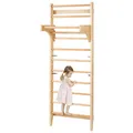 VEVOR Schwedische Leiter Wand Gym 10-Level Holz Indoor Spielplatz Kletterleiter