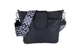MIRROSI Umhängetasche Damen, Crossbody Bag, Echtleder Made in Italy (1 Tasche mit 1 oder 2 Gurte), verstellbaren Schulterriemen), 30x24,50x9cm (BXHXT) viel Stauraum