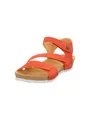 Think! Damen DUMIA chromfrei gegerbte nachhaltige Sandale, SCARLET 5120