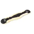 Engel Reitsport Sattelgurte Sattelgurt Kurzgurt Dressur echtes Merino Lammfell gelb|schwarz 50 cm