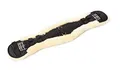 Engel Reitsport | Lammfell Sattelgurt Dressur Kurzgurt Konturgurt EGURT-50-SCH-MED schwarz/med. 20" 50cm