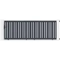 Casanoov Schiebetor Aus Aluminium Veymont 400x140cm Grau