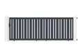 Casanoov Schiebetor aus aluminium 4m VEYMONT H.140cm grau