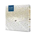 PAW - Servietten 3-lagig (33 x 33 cm) I 20 Stück I Perfekt für Geburtstage, Partys, Hochzeiten, Kommunion und Feiern I Papierservietten Bunt - Klassisch, Eleganz, Punkte, Gold I Confetti