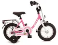 Bachtenkirch Kinderfahrrad Bibi 12,5 Zoll pink weiß  Kinderfahrrad