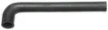 GATES 02-1632 Kühlerschlauch Heizung Schwarz für AUDI VW, 287 mm, Ø19/Ø24