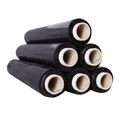 Aloni Wannenabdichtband HRD019708, (1-St), Stretchfolie Palettenfolie Verpackungsfolie Wickelfolie Schwarz