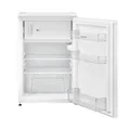 SHARP SJ-UD121T2W-EU Kühlschrank mit Gefrierfach / 121L Nutzinhalt, davon 17L im Gefrierfach/kleiner Kühlschrank mit stufenloser Temperaturregelung/LED Innenbeleuchtung/Weiß