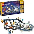 LEGO 31142 Creator 3-in-1 Weltraum-Achterbahn, Bausatz einer Spielzeug-Kirmes mit funktionierenden Wägen, umbaubar in frei fallenden Fallturm oder... - Bronze