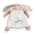 Schmusetuch Hase Fjella 25x25cm - rosa - Kuscheltuch für Babys & Kleinkinder, Baby Kuscheltier Schnuffeltuch für Mädchen & Jungen | 61884