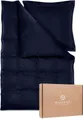 MAGANO Bettwäsche, Luxus Bambus & Baumwolle Satin, 400 TC Luxusqualität, Hypoallergen, Thermoregulierend