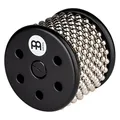 Meinl Percussion Cajon Turbo Cabasa - Kleines Cabasa Zubehör für Cajon Instrumente - Mit Klettverschluss - Stahl, Schwarz (CCAB-S)