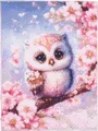 Diamond Painting "Eulenbaby" 30 x 40 cm