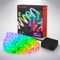 BRILONER LEUCHTEN LED-Streifen "Pimp your Panel LED Stripe", bunt (weiß, neutral), Lichterketten, LED-Streifen