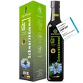 Kräuterland Schwarzkümmelöl 500ml, kaltgepresst & ungefiltert, hoher Thymochi...