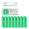 Green Cell GR10 Wiederaufladbare Akkus 16x AA R6 Ni-MH 2600mAh (GR10)