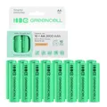 Green Cell Akku 2600 mAh 1.2V, 16 Stück Batterien AA Mignon NI-MH wiederaufladbar sofort einsatzbereit ohne Memory-Effekt Vorgeladene Starke Leistung geringe Selbstentladung wiederaufladbare Batterie