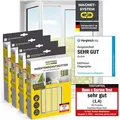 EASYmaxx Insect Protect Magnet-Insektenschutzgitter 4er-Set, bis max. 110x130cm - Weiß