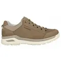Lowa Alltag-Travelschuhe Ascona LO GTX (Nubukleder, wasserdicht) Sneaker braun 41,5 EU