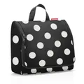 reisenthel toiletbag XL dots White - praktischer Kulturbeutel mit Haken, wasserabweisendes Material
