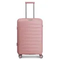 Franky London 4-Rollen Trolley M 65cm mit Dehnfalte #FKY-FRA12358 (rose)