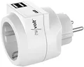 revolt Steckdosenadapter: 3in1-Steckdose mit USB Typ C & 2x USB Typ A, 230 Volt, 3,6 A, 18 Watt (Zwischenstecker, Netzteil, Steckdosen mit Ladefunktion)