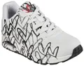 Skechers UNO-SPREAD THE LOVE Wedgesneaker Freizeitschuh, Halbschuh, Schnürschuh mit coolem Graffiti-Print