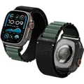 Armband für Smart Watch 49/46/45/44 mm Spigen Uhrarmbänd Uhrbänd Schwarz-Grün