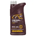 Motoröl Motorenöl Motor Öl Oel MANNOL 1 Liter 5W40 Diesel Turbo API CI4/ SN