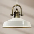 Pendelleuchte Industrial Asletl-Marine Vintage 40 cm - Weiß