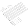 ledscom.de LED Unterbau-Leuchten Rigel, je 57,3cm, je 790lm, warm-weiß, 5er Set