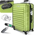 KESSER® Reisekoffer Hartschalen Koffer mit Zahlenschloss, Waage + Gepäckanhänger