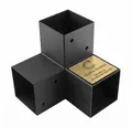 CLIP & SHADE Pfostenbeschlag Pfostenverbinder für 100x100 mm Eckverbinder Pfostenbeschlag