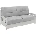Livetastic Schlafsofa, Grau, Weiß, Textil, Kiefer, massiv, Uni, 2-Sitzer, 154x88x90 cm, Made in EU, einzeln ausziehbar, Kinder- & Jugendzimmer, Jugendmöbel, Jugendsofas