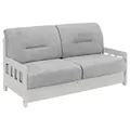Schlafsofa Camino Holzkorpus Grau/Weiß