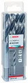 Bosch Professional 5 Stück HSS Spiralbohrer PointTeQ (für Metall, 10,2 x 87 x 133 mm, Zubehör Bohrschrauber)